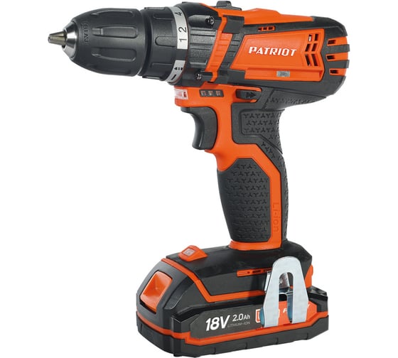 Изображение товара Аккумуляторная дрель-шуруповерт PATRIOT BR 183UES 180201483