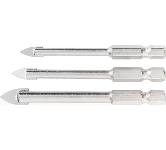 Изображение товара Набор сверл по керамической плитке (5-8 мм; 3 шт.) MATRIX 72825