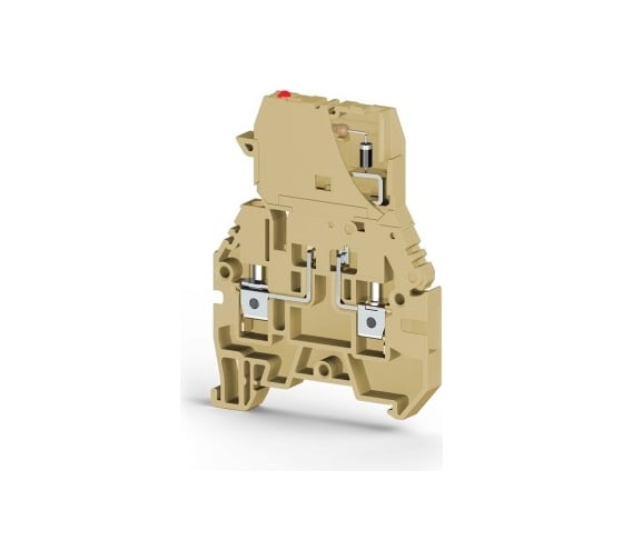 Изображение товара Клеммник Klemsan с держ. предохр. (5x20, 5x25), откид.картридж, с индикацией 220VAC, на DIN-рейку, 4 мм.кв., (бежевый); ASK 3MLD 220VAC 30 шт. 0.0.0.3.355610