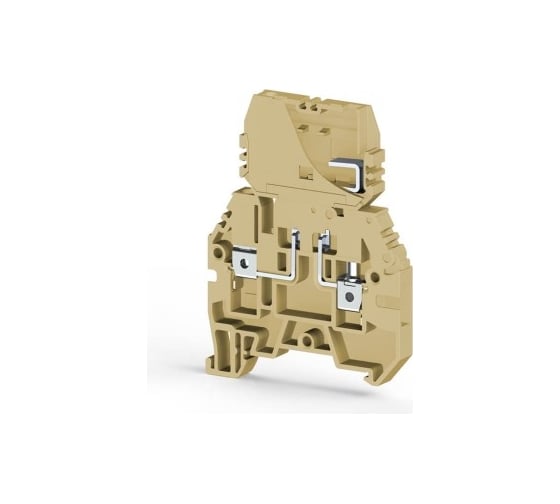 Изображение товара Клеммник Klemsan с держ. предохр. (5x20, 5x25), съём.картридж, на DIN-рейку, 4 мм.кв., (бежевый); ASK 3F 30 шт. 0.0.0.3.354100