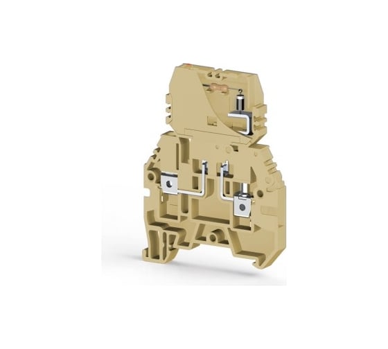 Изображение товара Клеммник Klemsan с держ. предохр. (5x20, 5x25), съём.картридж, с индикацией 220VAC на DIN-рейку, 4 мм.кв., (бежевый); ASK 3FLD 220VAC 30 шт. 0.0.0.3.354610