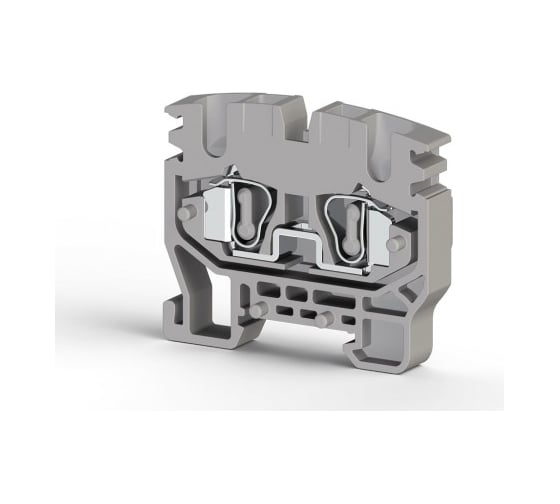 Изображение товара Пружинный миниклеммник Klemsan на DIN-рейку (MR15), 2,5 мм.кв. (серый); MYK2,5 50 шт. 0.0.0.3.306429