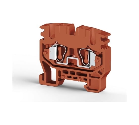 Изображение товара Пружинный миниклеммник Klemsan на DIN-рейку (MR15), 2,5 мм.кв. (красный); MYK2,5 50 шт. 0.0.0.3.306424