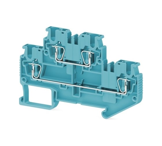 Изображение товара Пружинная клемма Klemsan серии SRD 2,5-2F (Синий) 50 шт. 0.0.0.3.311351