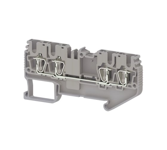 Изображение товара Пружинная клемма Klemsan серии SRD 2,5C (Серый) 50 шт. 0.0.0.3.311119