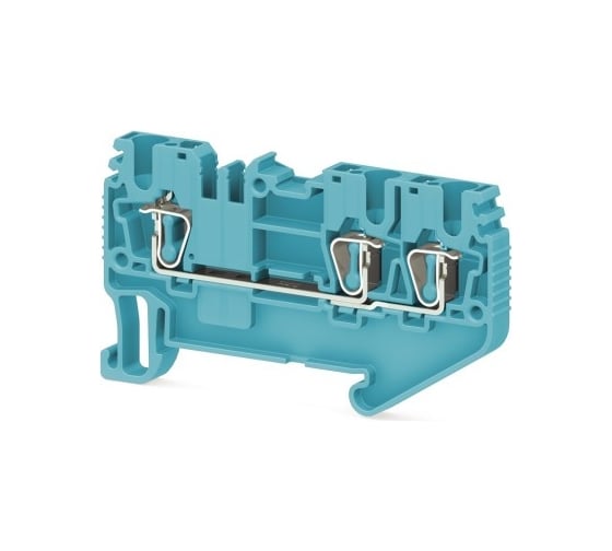 Изображение товара Пружинная клемма Klemsan серии SRD 2,5E (Синий) 50 шт. 0.0.0.3.311081