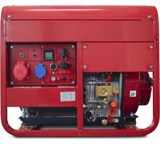 Изображение товара Дизельный электроагрегат REDVOLT 192fe, 7,0 квт, эл. старт, подготовка под ats 3 фазы EPD7500EA3