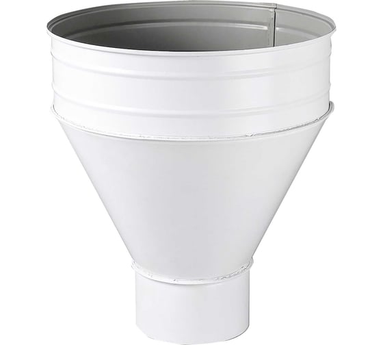 Изображение товара Водосборная воронка NIKA 185/150 RAL9003 NIКАПРОЕКТ В0000034457