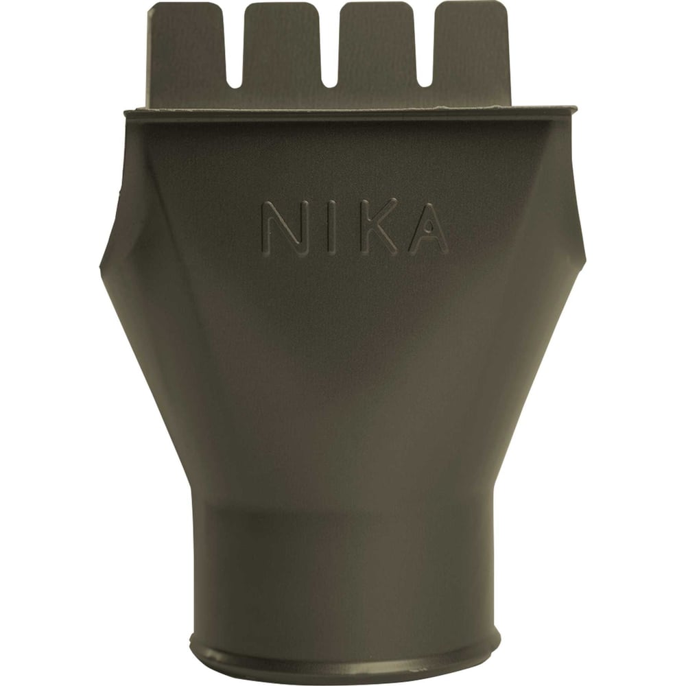 Круглая воронка NIKA отвод трубы интерпрофиль коричневый
