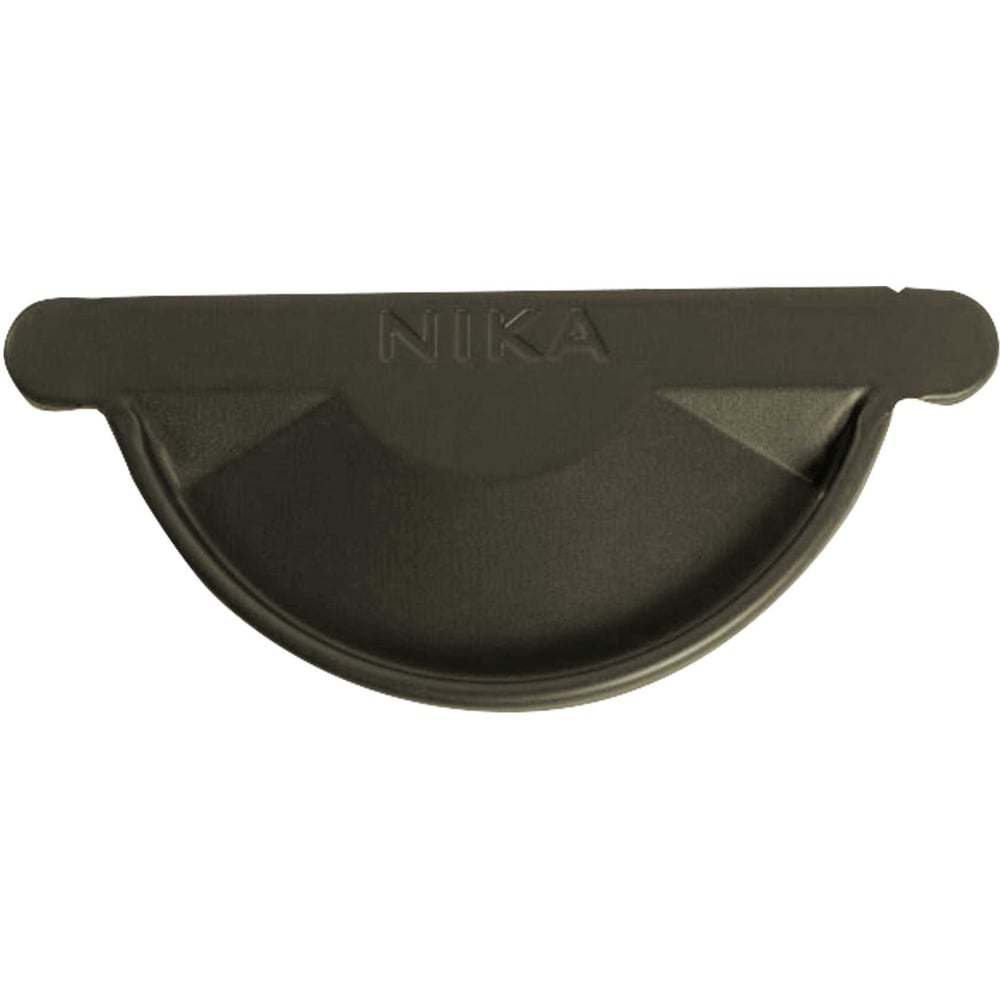 Круглая заглушка желоба NIKA отвод трубы интерпрофиль коричневый