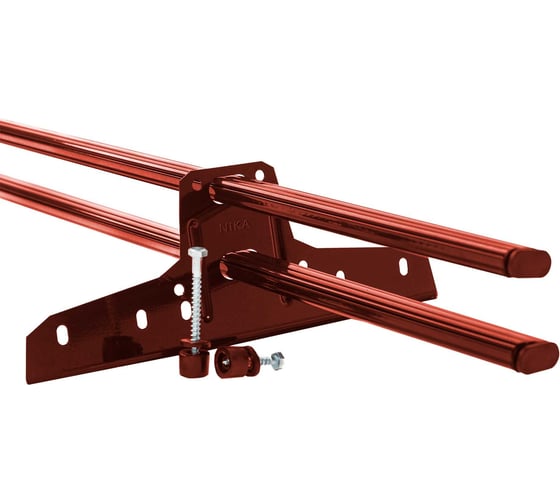 Изображение товара Снегозадержатель NIKA трубчатый, овальный, 8004 (светлый терракот), 3 м, Zn В0000018179