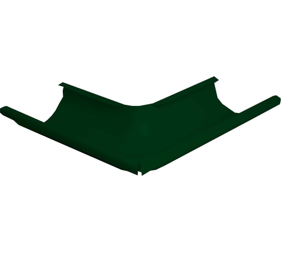 Изображение товара Угол желоба NIKA наружный, круглый, двусторонний, RAL 6005 (темно-зеленый) В0000019213