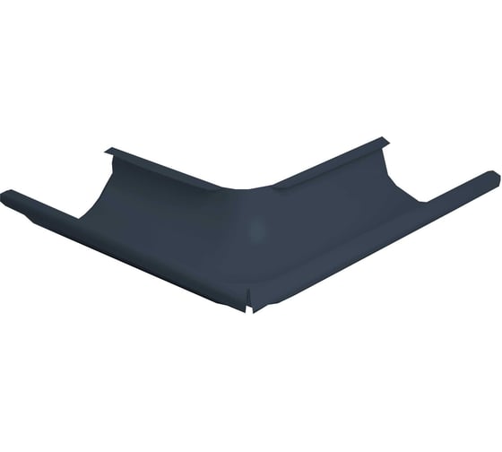 Изображение товара Угол желоба NIKA наружный, круглый, двусторонний, RAL 7024 (серый) В0000020454