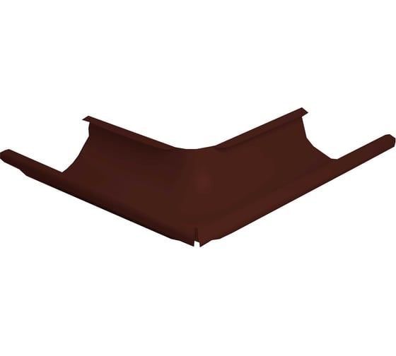 Изображение товара Угол желоба NIKA наружный, круглый, двусторонний, RAL 8017 (шоколадный) В0000019240