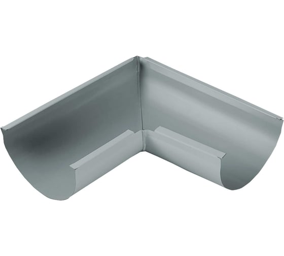 Изображение товара Угол желоба NIKA универсальный, круглый, D185, Zn NIКАПРОЕКТ В0000034233