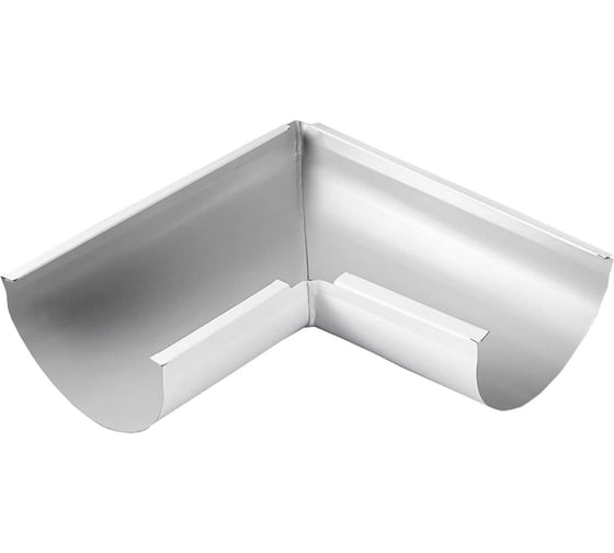 Изображение товара Угол желоба NIKA универсальный, круглый, D185, RAL9003 NIКАПРОЕКТ В0000034274