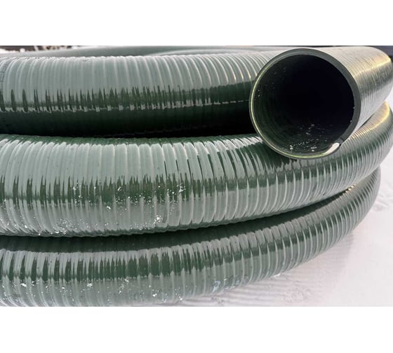 Изображение товара Ассенизаторский шланг НОВЭМ ударопрочный, морозостойкий Север_10атм_102мм_20м, зеленый