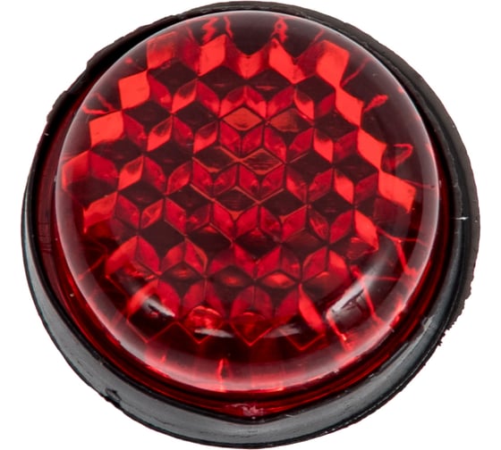 Изображение товара Катафот-саморез для номерного знака ГЛАВДОР GL-110 отражающий, красно-белый 4 шт. 50490