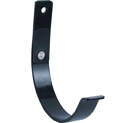 Изображение товара Держатель желоба NIKA круглый, короткий, RAL 7024 (серый) В0000020426