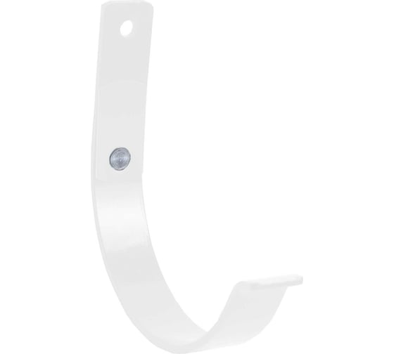 Изображение товара Держатель желоба NIKA круглый, короткий, RAL 9003 (белый) В0000019243