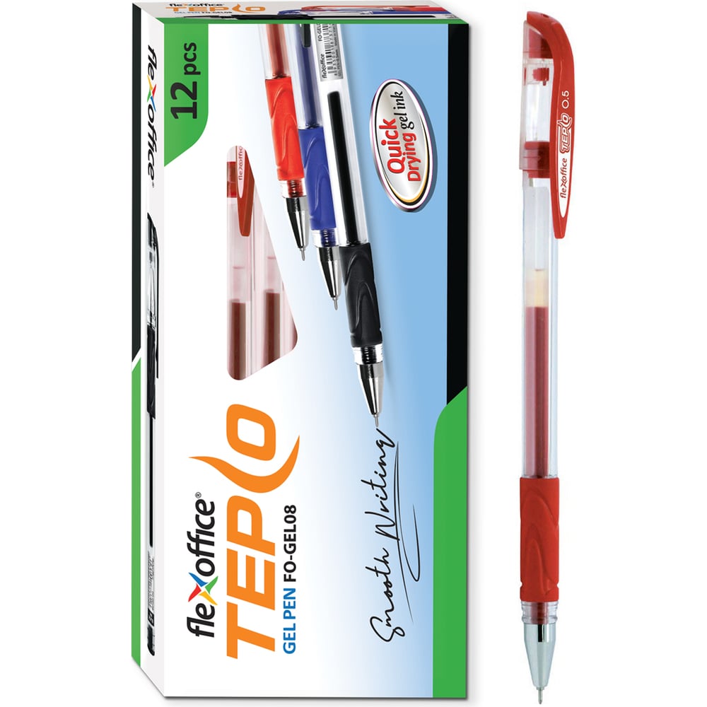 Гелевая ручка Flexoffice 3d ручка funtastique one красный