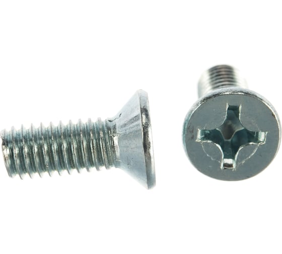 Изображение товара Потайной винт Метизный двор M6x16 DIN 965, 100 шт. 4607159066800