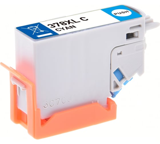 Изображение товара Струйный картридж CACTUS CS-EPT3792 378XL голубой, для Epson Expression Photo XP-8500/XP-8505/XP-8600 1898581