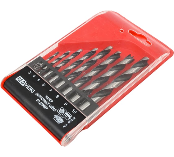 Изображение товара Набор сверл по дереву HCS 8 шт. REDVERG 6621139