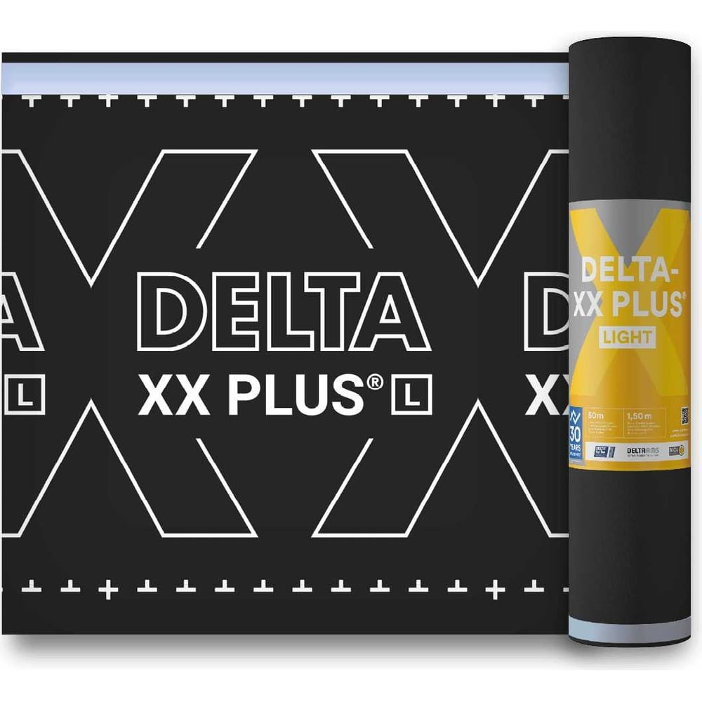Диффузионная мембрана для укладки на утеплитель Delta