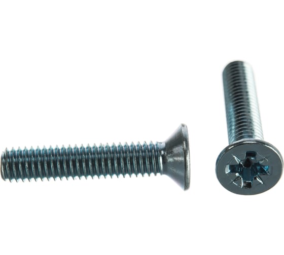 Изображение товара Потайной винт Метизный двор M6x30 DIN 965. 10 шт. 4607173906595