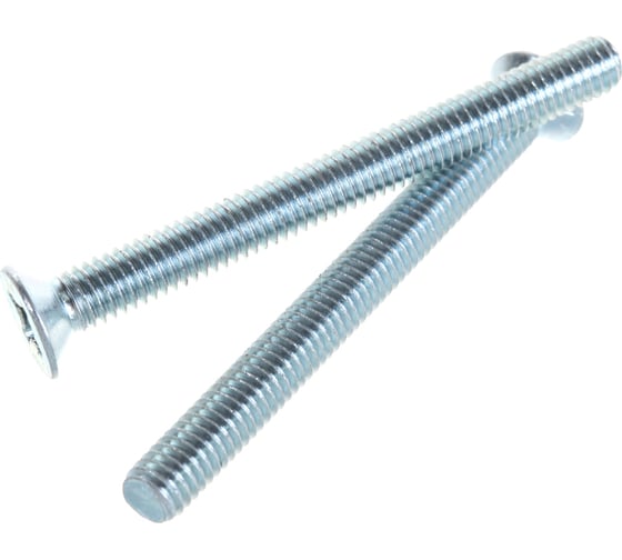 Изображение товара Потайной винт Метизный двор M6x60 DIN 965, 100 шт. 4607159066893