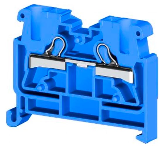 Изображение товара Быстрозажимной пружинный миниклеммник Klemsan Push in, 2,5 мм.кв., на din-рейку 35 мм, синий; PYKMR 2,5 50 шт. 0.0.0.3.307491