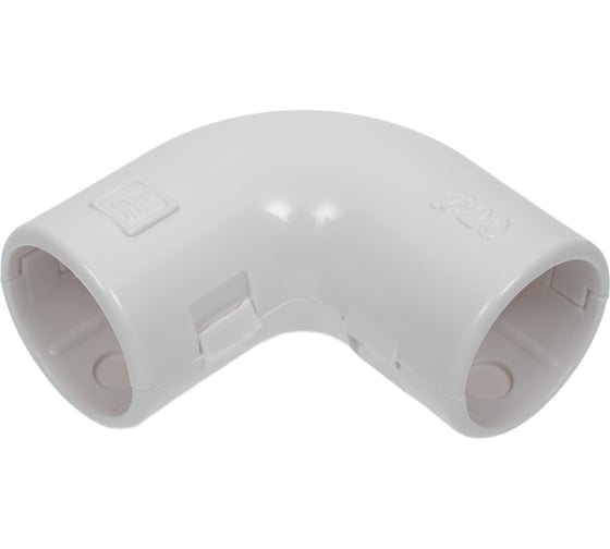 Изображение товара Угловой разборный соединитель Промрукав белый д20 50шт PR.07520б