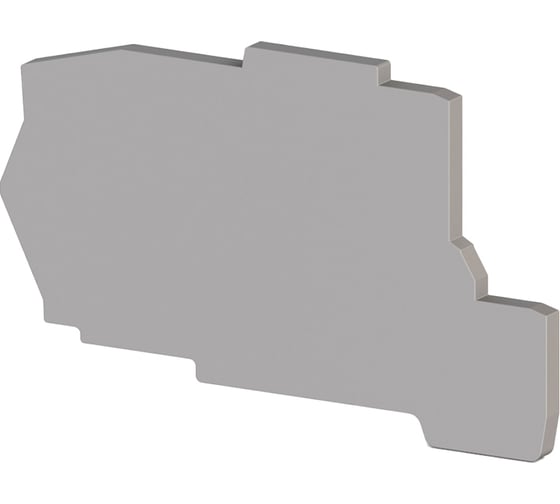 Изображение товара Концевой сегмент на клеммники Klemsan PCY 2,5*, серый; NPP PCY 100 шт. 0.0.0.4.450199