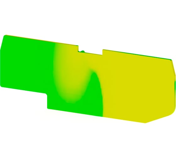Изображение товара Концевой сегмент на клеммники Klemsan CTP 2,5C желто-зеленый; NPP/CTP 2,5C 50 шт. 0.0.0.4.451092T