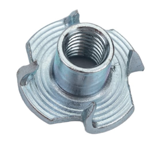 Изображение товара Мебельная врезная гайка Метизный двор M6x9 DIN 1624, 100 шт. 4607159067852