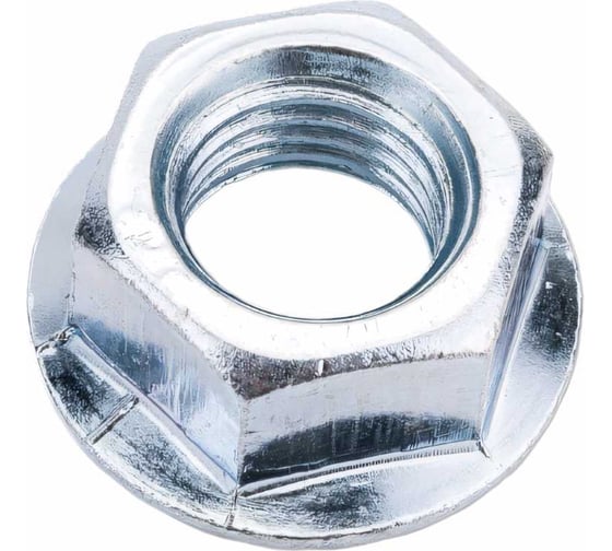 Изображение товара Самостопорящаяся гайка с фланцем Метизный двор M16 DIN 6923, 50 шт. 4607159067753