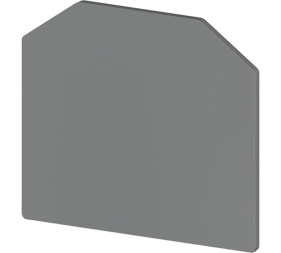 Изображение товара Концевой сегмент на клеммники Klemsan PB 6/NM, серый; NPP/PB 6/NM 25 шт. 0.0.0.4.451019