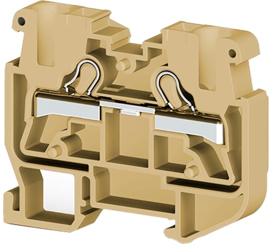 Изображение товара Быстрозажимной пружинный миниклеммник Klemsan Push in, 2,5 мм.кв., бежевый; PYKM 2,5; упаковка 50 шт. 0.0.0.3.307390