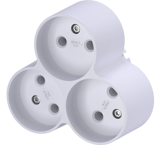 Изображение товара Электрический разветвитель ФОТОН тройник АМ 6-3, 6А 12324