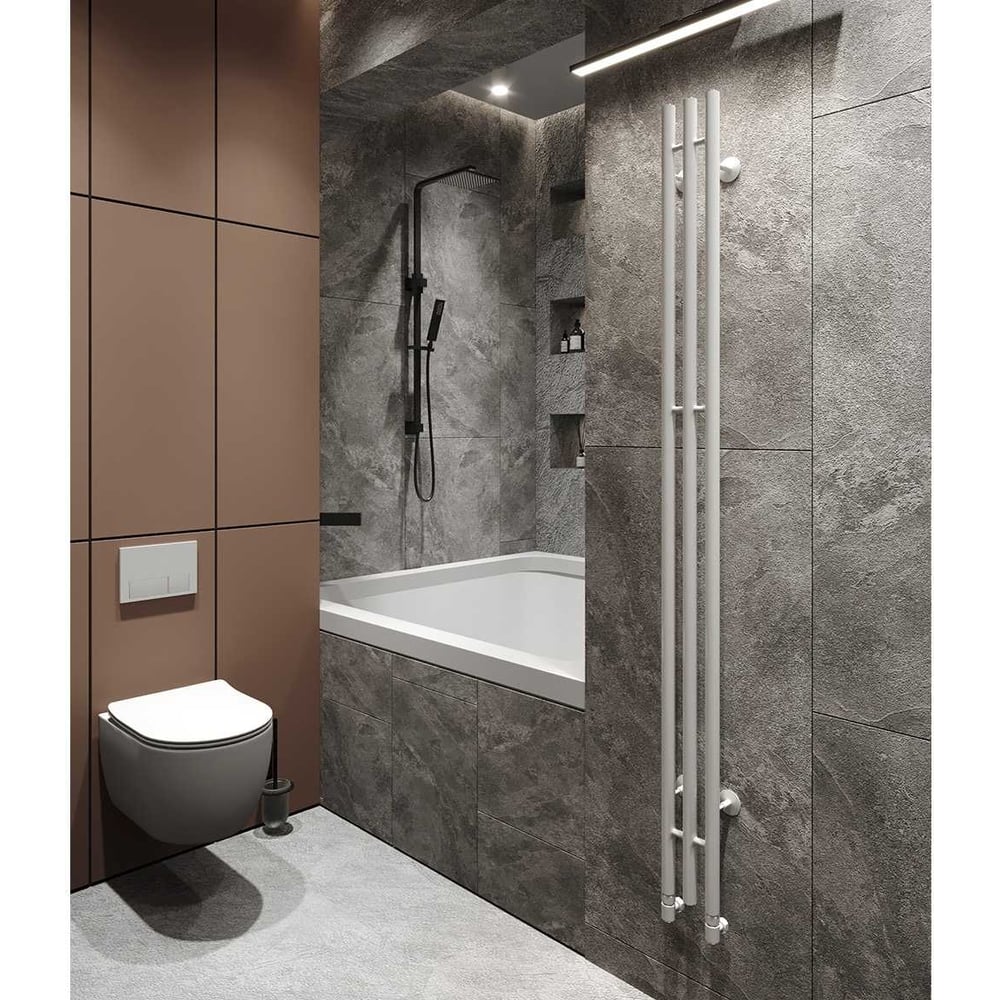 Изображение товара Водяной полотенцесушитель GUARDO STRETTO 1500x140 белый матовый