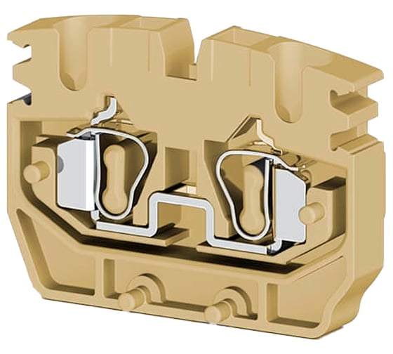 Изображение товара Промежуточный пружинный миниклеммник Klemsan 2,5 мм.кв., оранжевый; MYPK2,5 100 шт. 0.0.0.3.306437