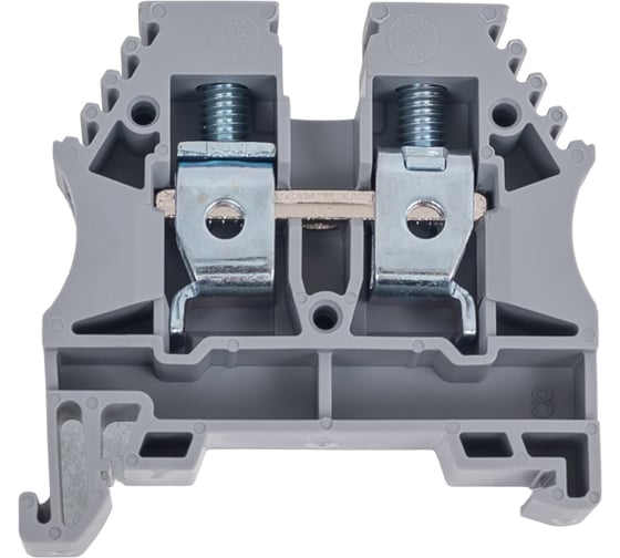 Изображение товара Клеммник на DIN-рейку Klemsan 10мм.кв., серый; AVK10RP 50 шт. 0.0.0.3.304150RP