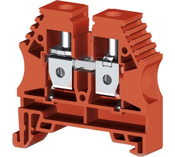 Изображение товара Клеммник на DIN-рейку Klemsan 10мм.кв., коричневый; AVK10RP 50 шт. 0.0.0.3.304158RP