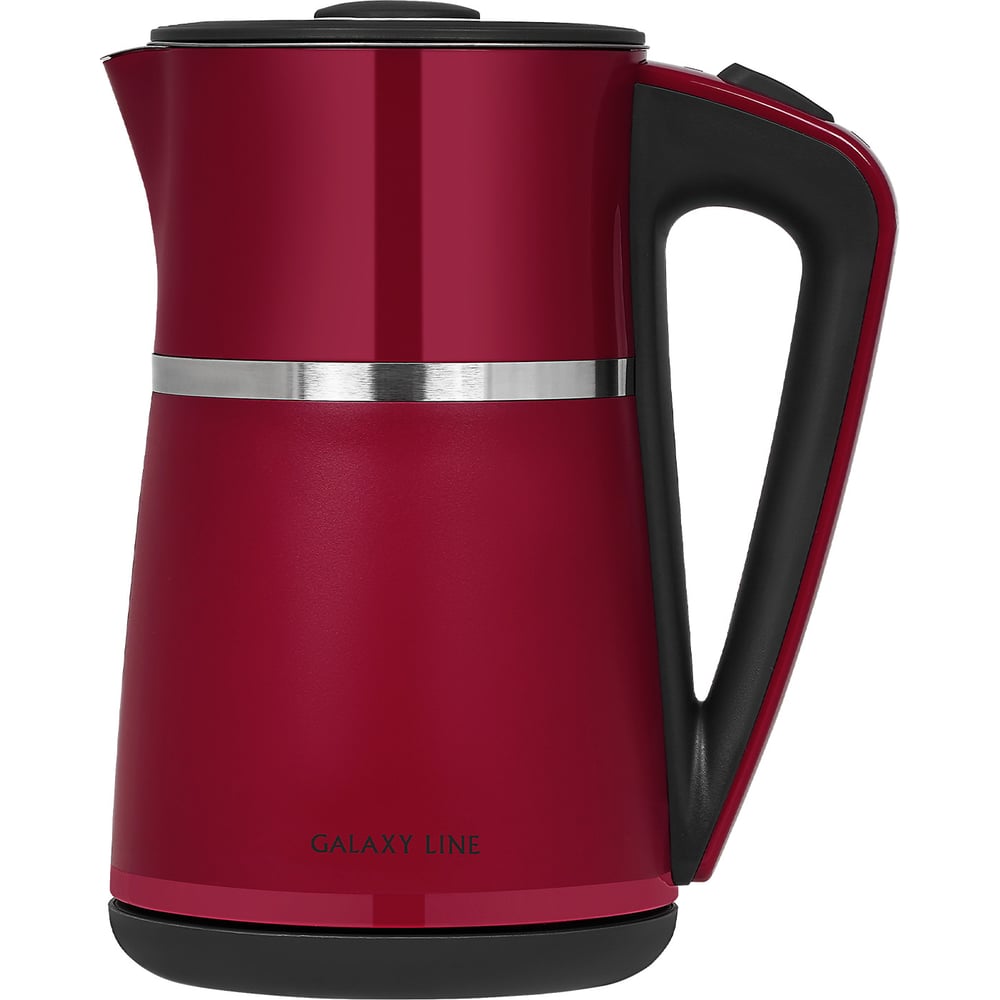 Электрический чайник Galaxy, цвет красный гл0339лкр Line gl 0339 красный, 2200 Вт, объем 1,7 л - фото 1