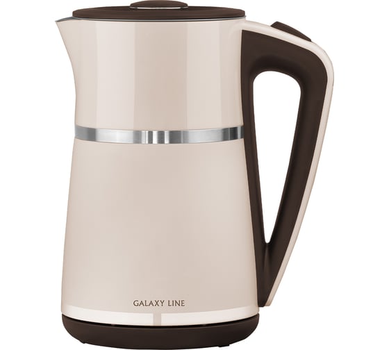 Изображение товара Электрический чайник Galaxy Line GL0339 бежевый, 2200 Вт, объем 1,7 л 7010103397