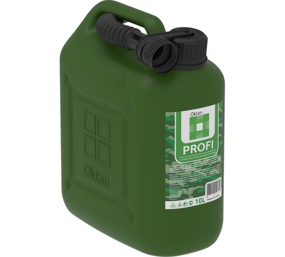 Изображение товара Канистра темно-зеленая ГСМ Профи 10 л Oktan KGA1-01-08