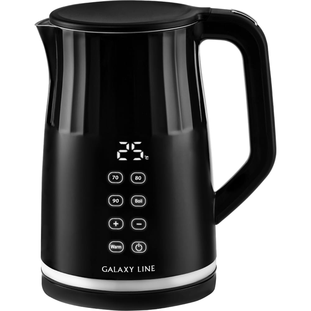 Электрический чайник Galaxy, цвет черный