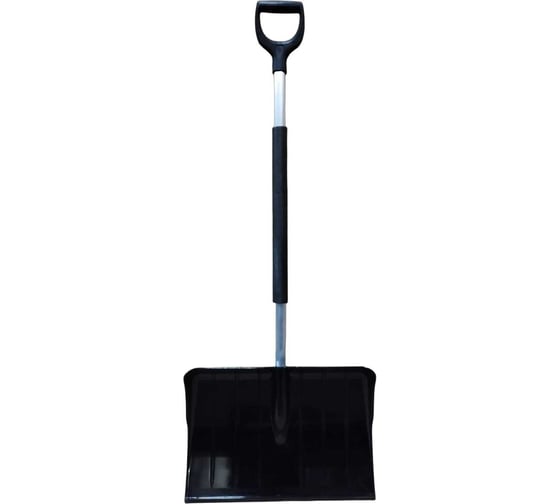 Изображение товара Снеговая лопата-скрепер LWI Богатырь поликарбонат 520x375мм черная LWI-Л19