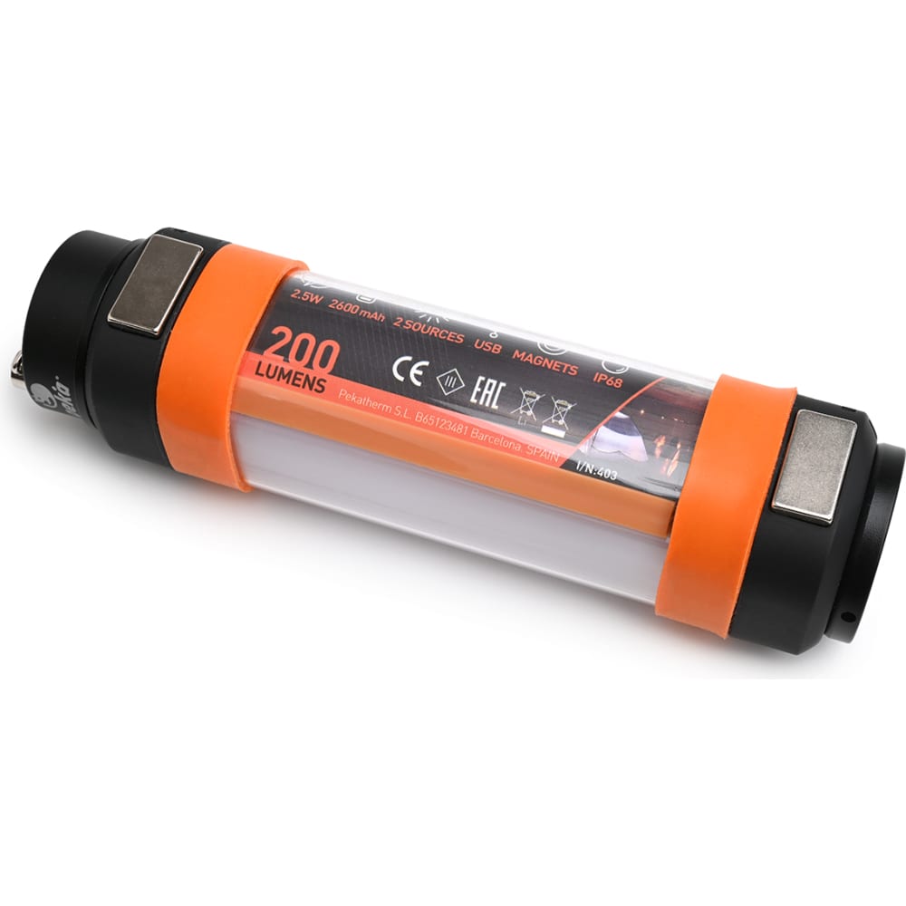 Аккумуляторный фонарь-тубус Peka фонарь ручной аккумуляторный 3 вт 1200 мач xpe usb zoom 11 3 x 2 9 см